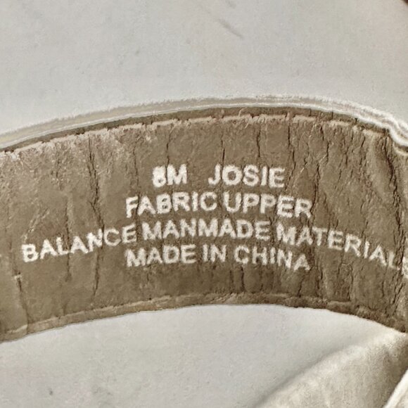 Madeline Stuart Josie Slip On Wedge Sandals Gray Silver Embellished Womens Sz 8M - Picture 4 of 7